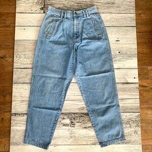 Vintage 90s Liz Claiborne Pleated High Rise Tapered Balloon Mom Jeans